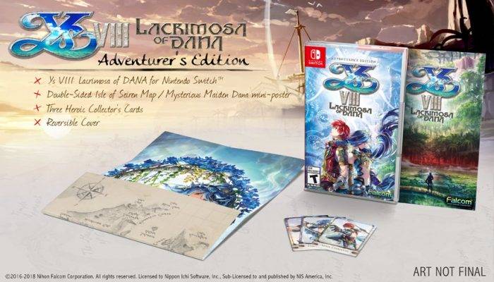 A look at Ys VIII Lacrimosa of Dana’s Adventurer’s Edition