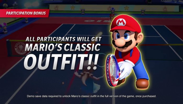 Mario Tennis Aces – Pre-Launch Online Tournament Details