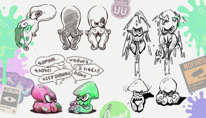 Here’s some Splatoon 2 concept art comparing Inklings and Octolings