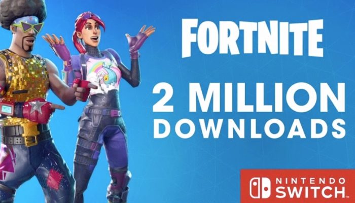 Fortnite reaching more than two million downloads on Nintendo Switch in less than a day