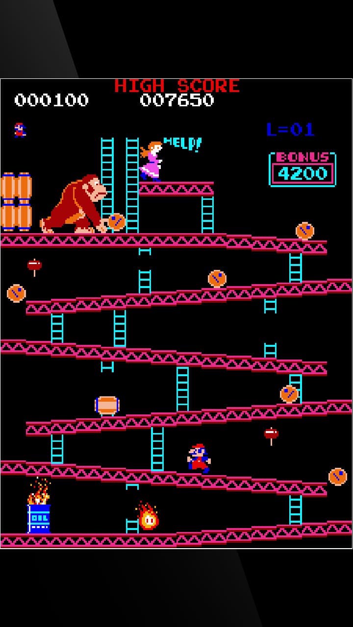 Arcade roms. Donkey Kong Arcade.