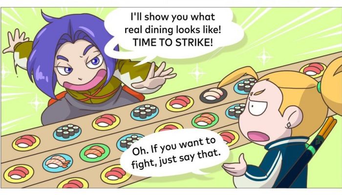 Musashi and Kojiro talk Sushi Striker