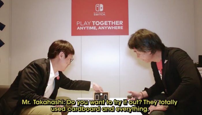 Miyamoto vs. Takahashi in Milk for Nintendo Labo