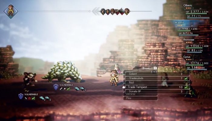 A quick look at the double job system in Octopath Traveler
