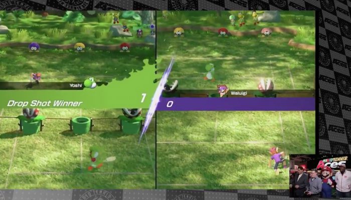 Watch Bill and Reggie’s E3 Mario Tennis Aces showdown in direct feed