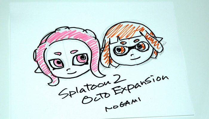Hisashi Nogami also draws for the one-year anniversary of Splatoon 2