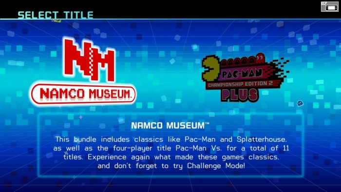 Namco Museum Arcade Pac