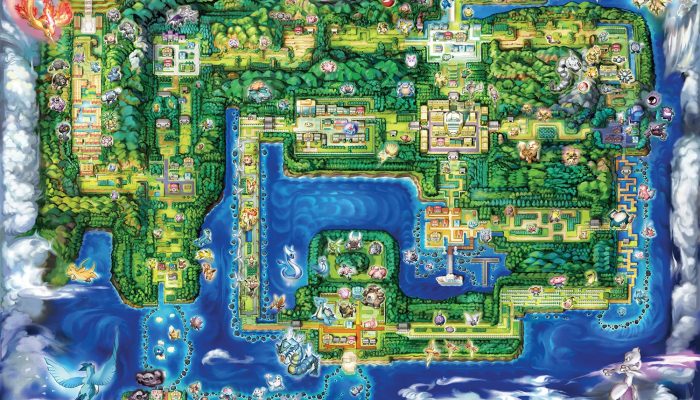 Here’s the map of Kanto in Pokémon Let’s Go Pikachu and Let’s Go Eevee