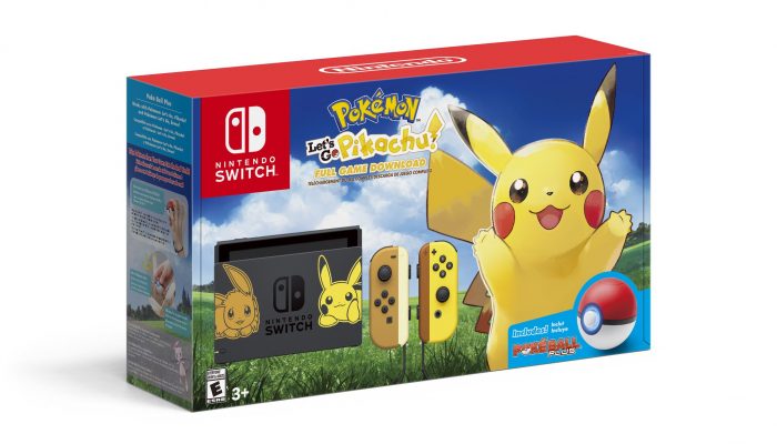 Check out the upcoming Pokémon Let’s Go Nintendo Switch bundles