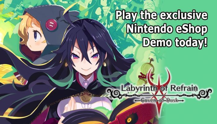 Labyrinth of Refrain Coven of Dusk getting a free demo on the Nintendo Switch eShop