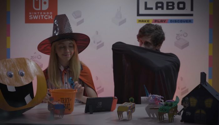 Nintendo Labo UK – Halloween Special! Creating a Halloween game with Toy-Con Garage