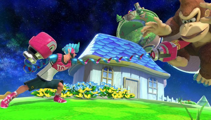 A look at Spring Man as an Assist Trophy in Super Smash Bros. Ultimate