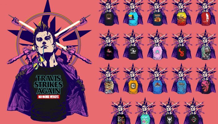 More indie in-game t-shirts in Travis Strikes Again No More Heroes