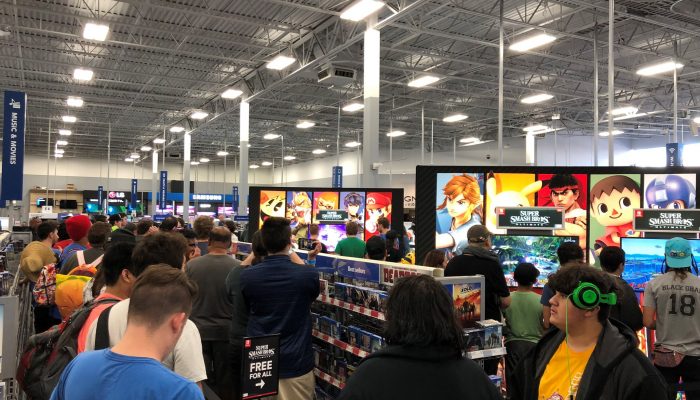 A quick look at how the Super Smash Bros. Ultimate Best Buy demo event went down