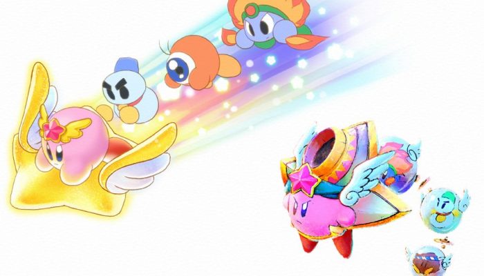 Kirby Star Allies Friend Star Action sketches from development