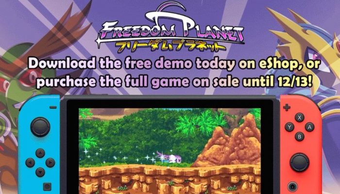 Freedom Planet gets a demo on the Nintendo Switch eShop