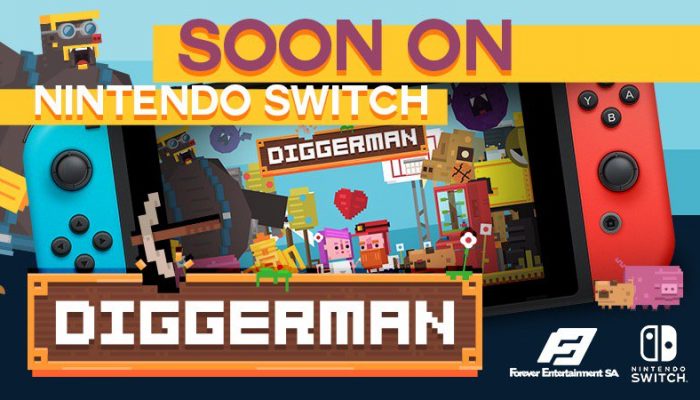Diggerman announced for Nintendo Switch