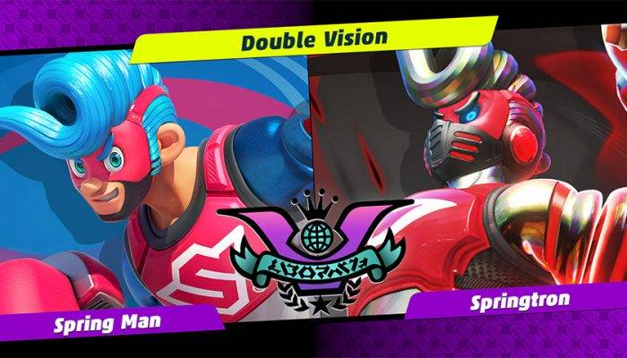 NoA: ‘Get ready for Party Crash Bash! Choose your corner, as Spring Man faces off against Springtron.’