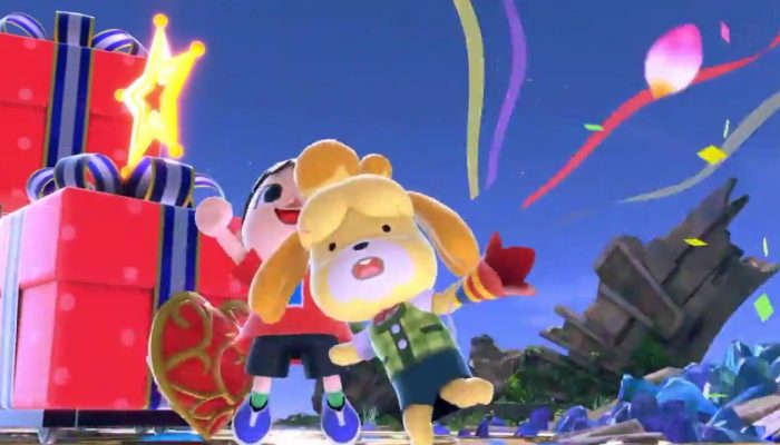 Villager and Marie wishing you a Smashing new year