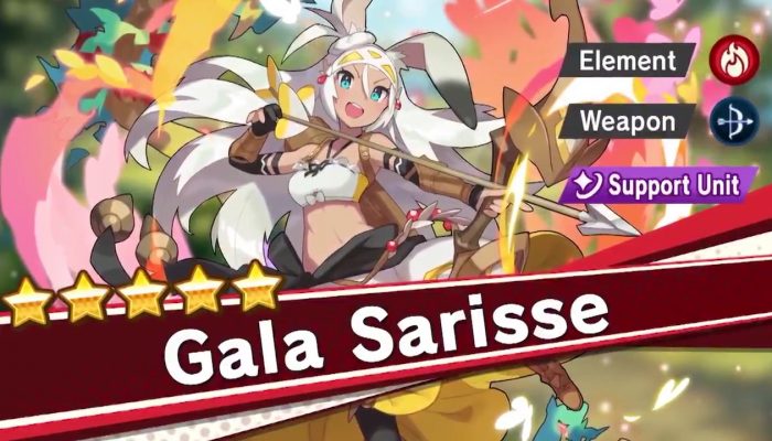 Sarisse as a limited-time Gala Dragalia adventurer in Dragalia Lost