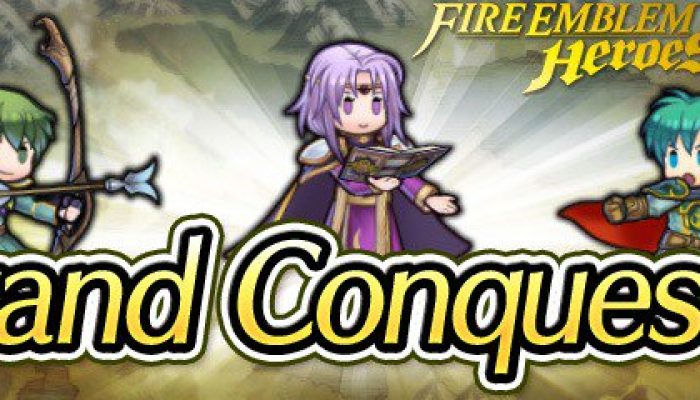 Lyon, Innes and Ephraim Grand Conquests in Fire Emblem Heroes
