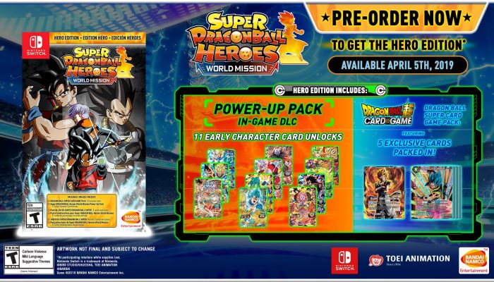 Here are the perks you get when pre-ordering Super Dragon Ball Heroes World Mission