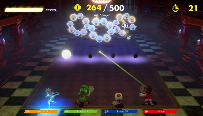 Boo Hunt Co-Op Challenge returning in Mario Tennis Aces