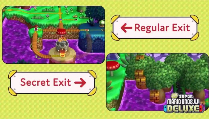 Check out secret exits in New Super Mario Bros. U Deluxe