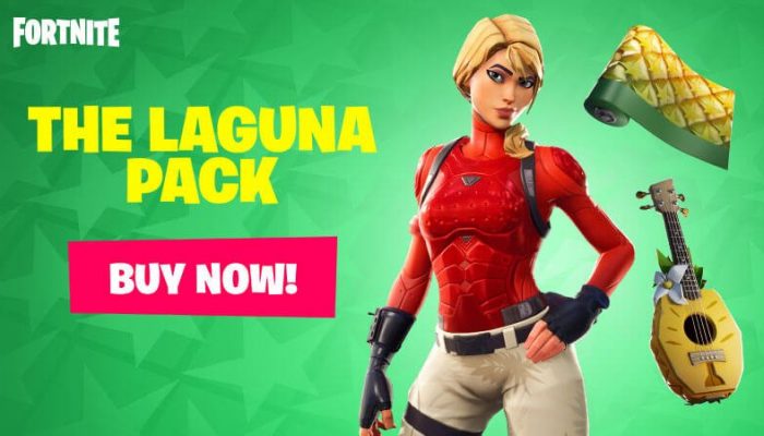 Laguna Pack available now in Fortnite on Nintendo Switch