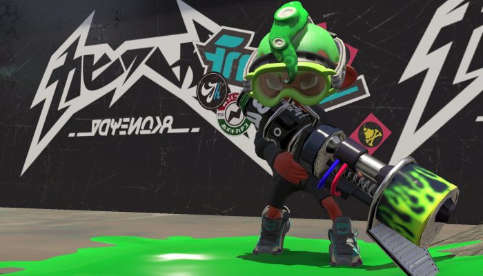 This is the Grim Range Blaster from the Sheldon’s Pics in Splatoon 2