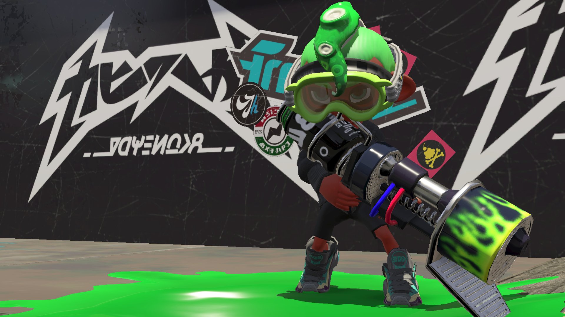 スプラトゥーン2 This is the Grim Range Blaster from the Sheldon's Pics in Splatoon