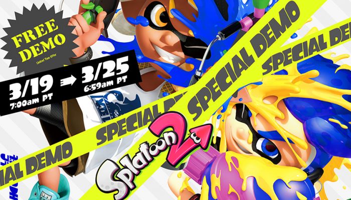NoA: ‘Splatoon 2 Special Demo comes with free online trial, 20% off full game’