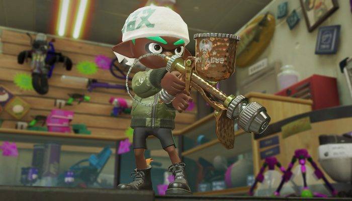 This is the Aerospray PG from the Sheldon’s Pics in Splatoon 2