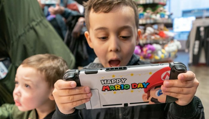 Photos of the MAR10 Day Event at Nintendo NY Store