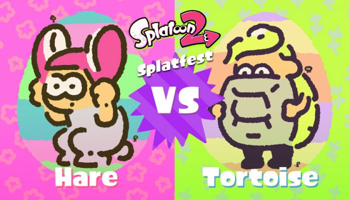 NoA: ‘Things are getting a bit hare-y during this weekend’s Splatfest. Get ready for a turtle-y good time!’
