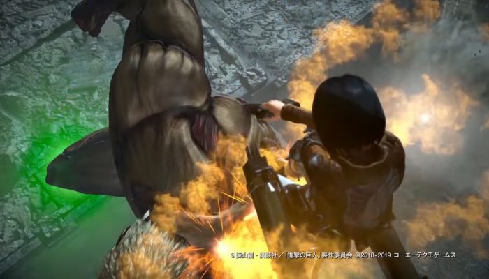 Attack on Titan 2: Final Battle – Third Japanese Action Footage