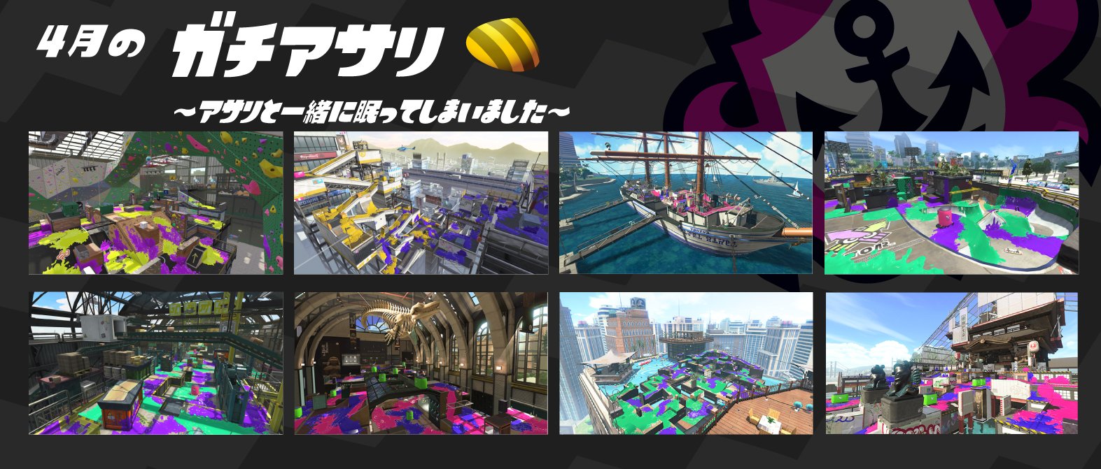Here are the Ranked maps for April 2019 in Splatoon 2 - NintendObserver