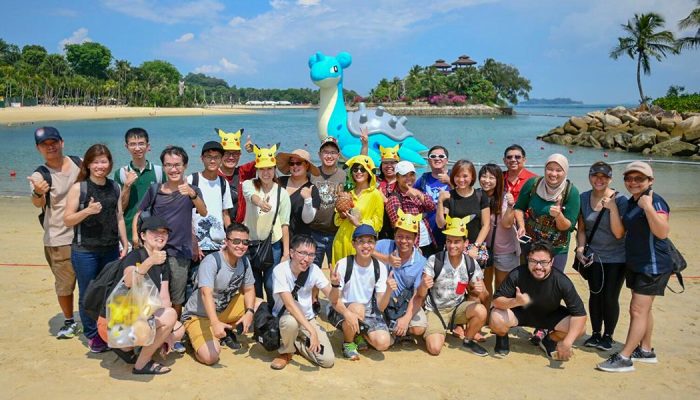 Here’s how the Pokémon Go Safari Zone in Sentosa, Singapore went down