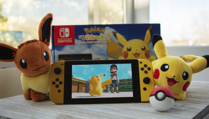 The Pokémon Let’s Go Pikachu & Eevee Edition Nintendo Switch bundles have come back to North American stores