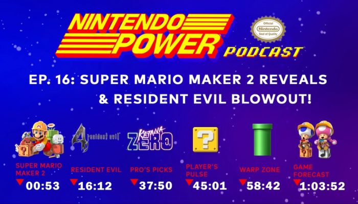Nintendo Power Podcast Ep. 16 – Super Mario Maker 2 Reveals + Resident Evil Blowout!