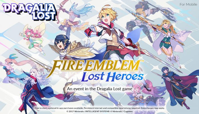 NoA: ‘Heroes from another world are thrust into the world of the Dragalia Lost game!’