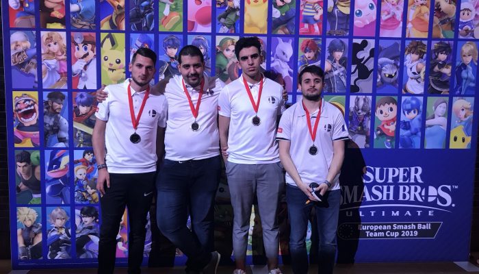La France finit seconde à la Super Smash Bros. Ultimate European Smash Ball Team Cup 2019