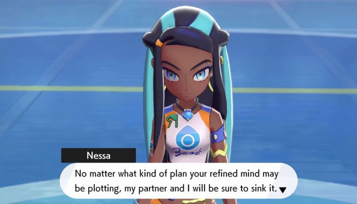 Pokémon Sword & Shield: ‘Introducing Nessa, a Gym Leader who’s an expert on Water-type Pokémon!’