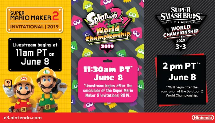 The schedule for Nintendo’s E3 tournaments is up