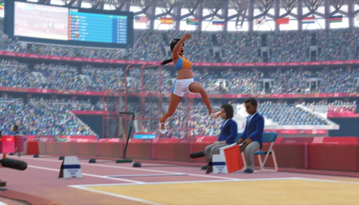 Olympic Games Tokyo 2020: The Official Video Game – Japanese BMX, 110m Hurdles and Long Jump Screenshots
