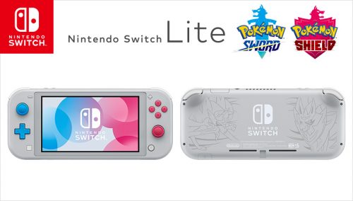 Image result for nintendo switch lite zian and zamazenta edition