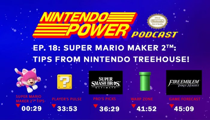 Nintendo Power Podcast Ep. 18 – Super Mario Maker 2: Tips from Nintendo Treehouse!