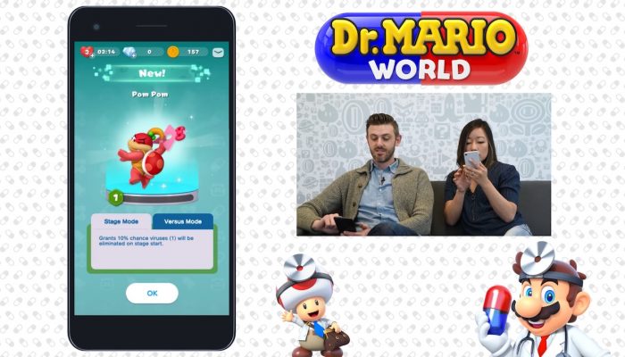 Nintendo Minute – Dr. Mario World New Versus Mode Gameplay