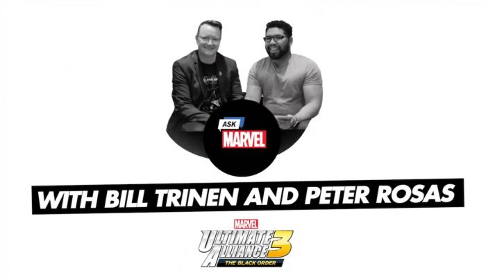 Bill Trinen and Producer Peter Rosas answer Twitter questions about Marvel Ultimate Alliance 3