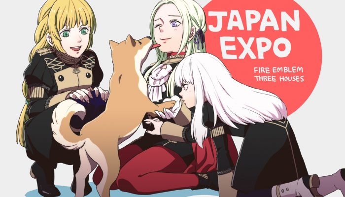 Une illustration pour la présentation Fire Emblem Three Houses à la Japan Expo 2019